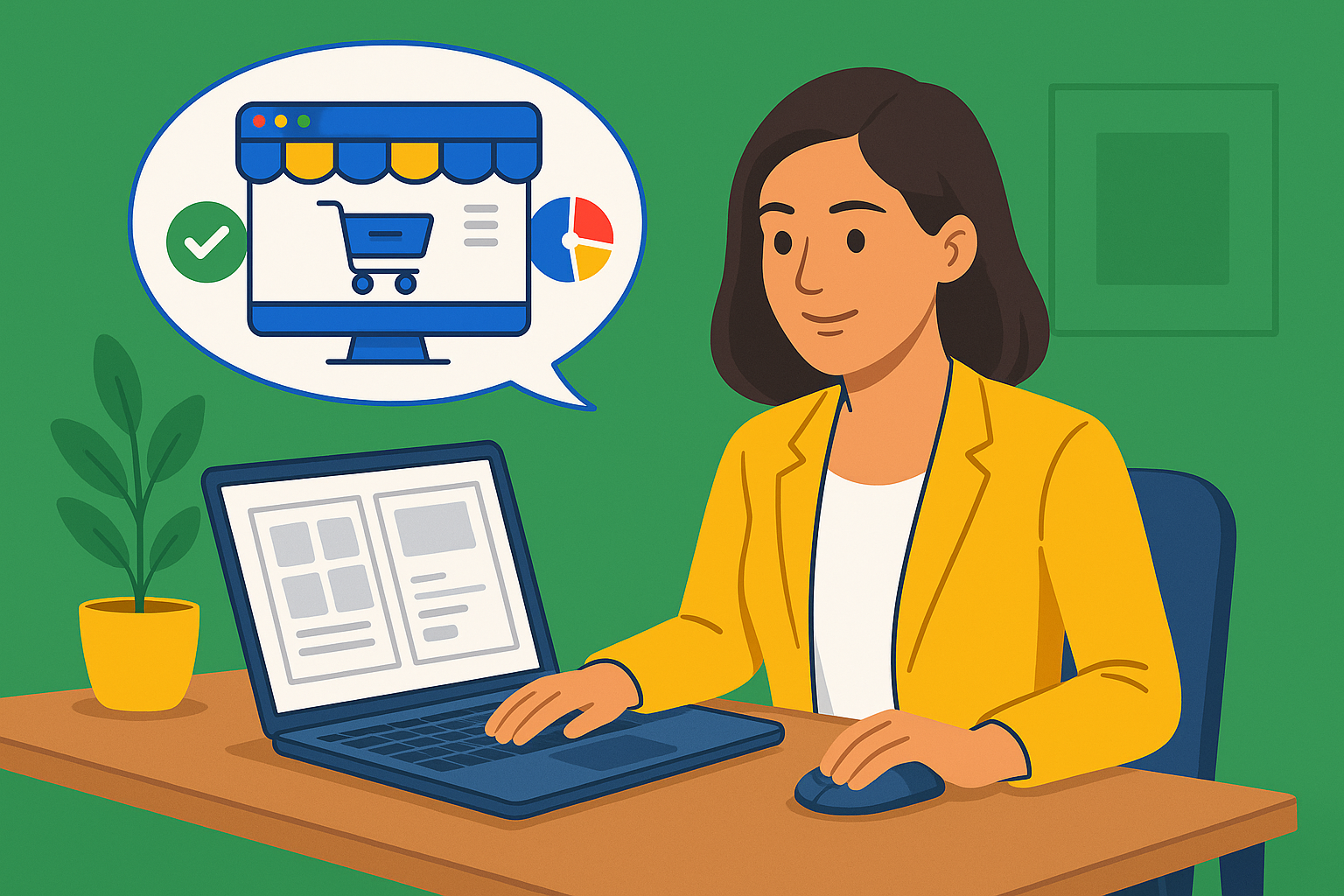 AI illustration: UI design